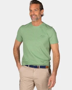 Army Green T-Shirt with Elastane