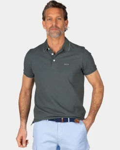 Basic Green Cotton Polo
