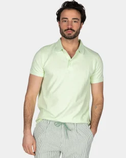 Basic Mint Green Cotton Polo