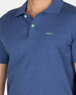 Basic navy polo shirt