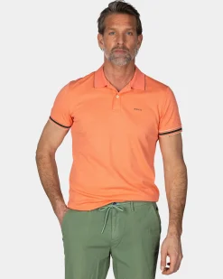 Basic Orange Solid Polo