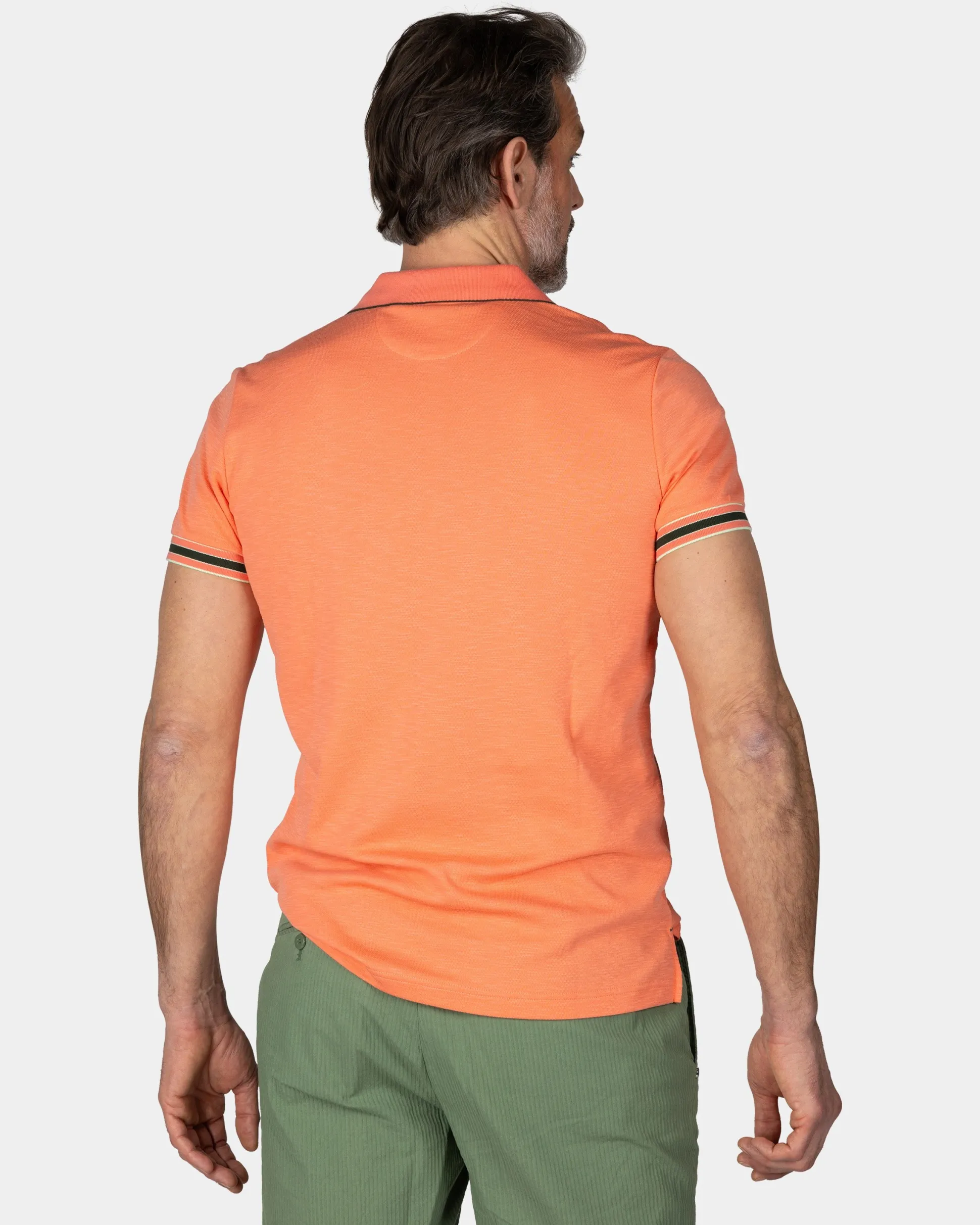 Basic Orange Solid Polo
