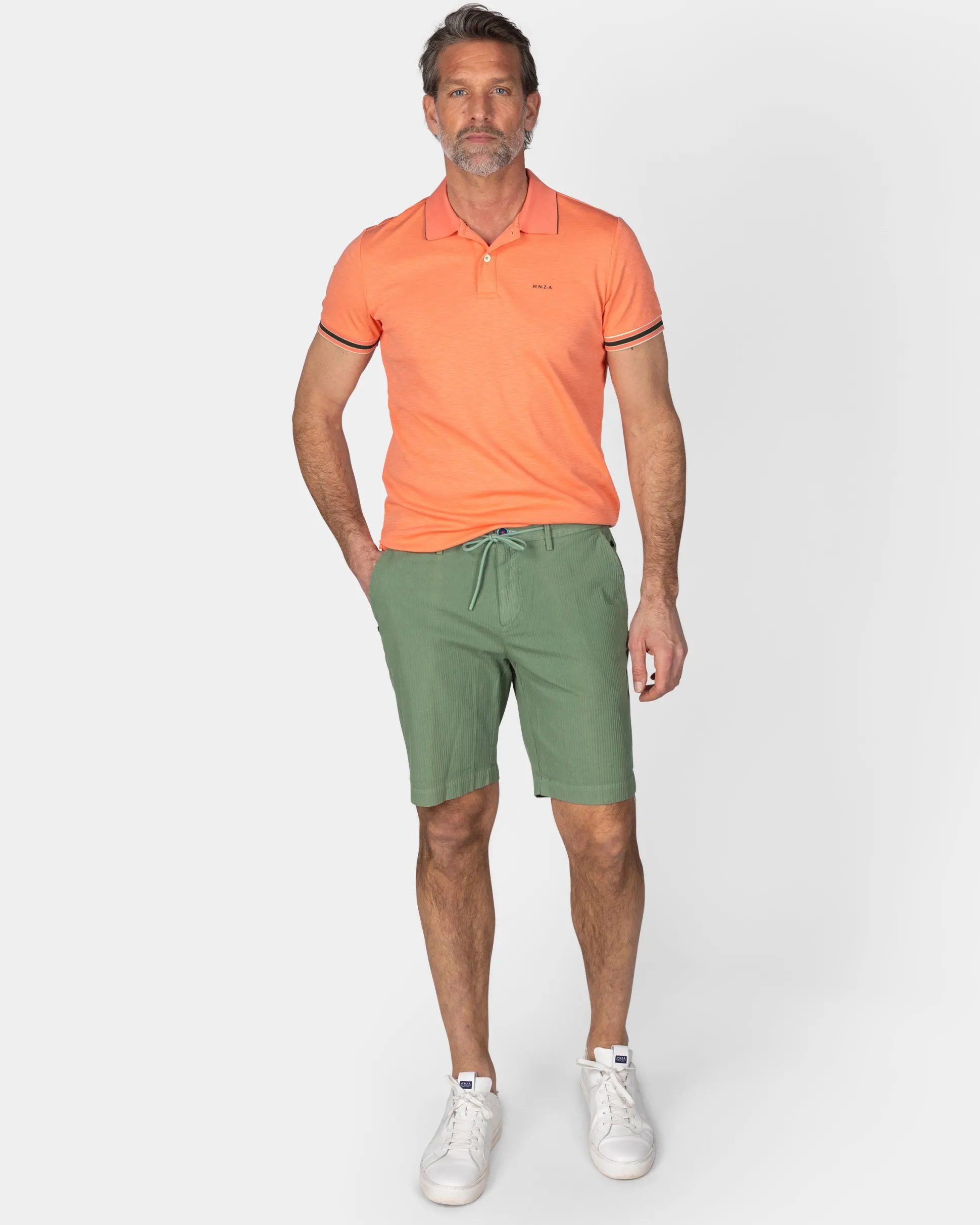 Basic Orange Solid Polo