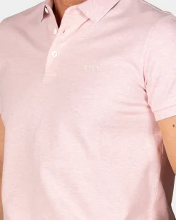 Basic Pastel Pink Cotton Polo