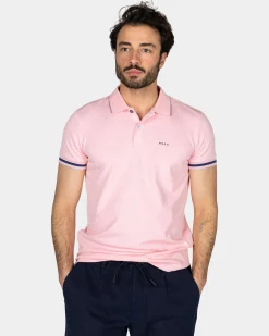 Basic Pastel Pink Solid Polo