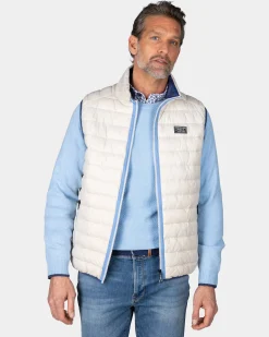 Beige bodywarmer