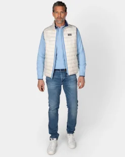 Beige bodywarmer
