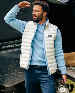 Beige bodywarmer
