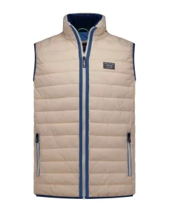 Beige bodywarmer