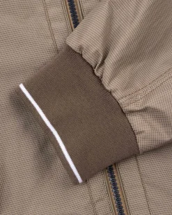 Beige bomber jacket