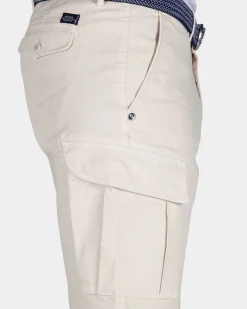 Beige Cargo Shorts