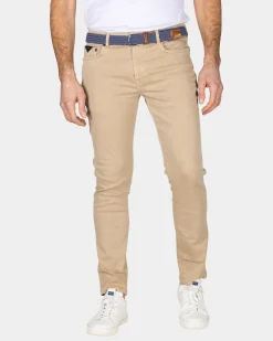 Beige colored jeans