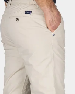 Beige cotton chino