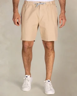 Beige safari shorts
