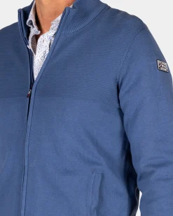 Blue cardigan