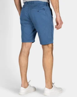 Blue Chino Shorts with Stretch