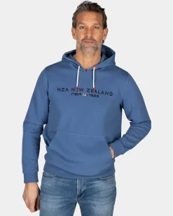 Blue hoodie