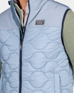 Blue padded vest - Phantom Blue