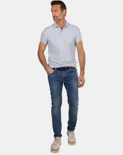 Blue polo - Marble Blue