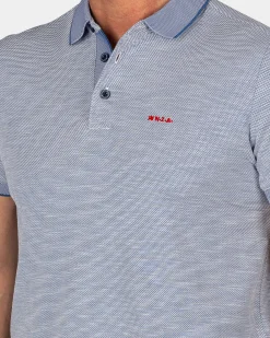 Blue Polo with Modal