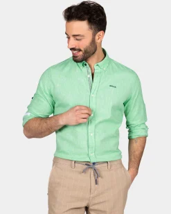 Brightly colored plain shirt - Fresh Green
