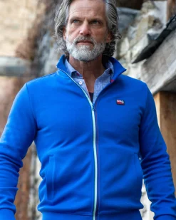 Cardigan with zipper Aramoana - Blizzard Blue
