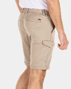 Cargo shorts with stretch - Shimmering Sand