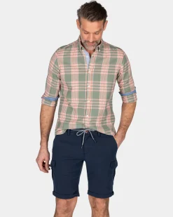 Checked shirt pink and green - Mellow Army