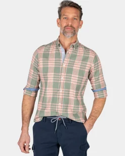 Checked shirt pink and green - Mellow Army
