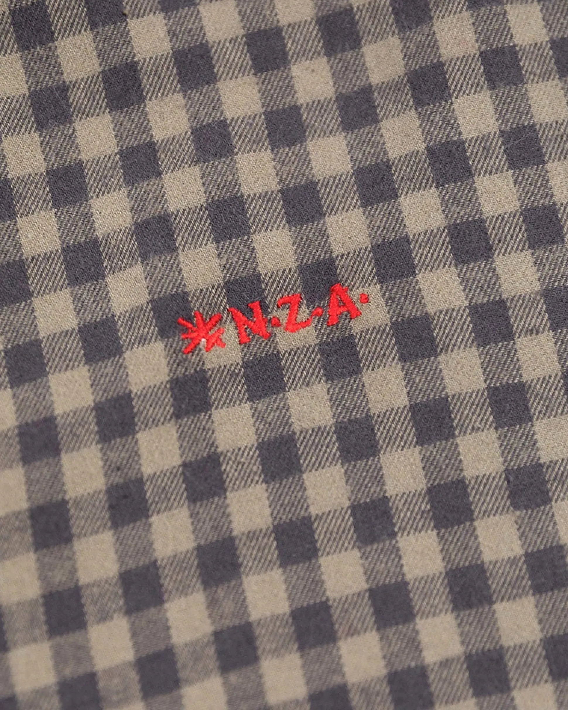 Checkered cotton flannel shirt - Army Ground