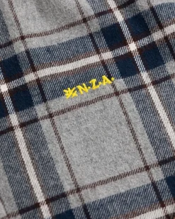 Checkered long sleeve shirt Speden - Grey Melange