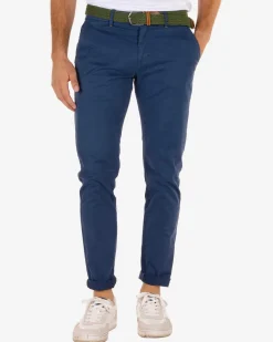 Chino pants Napier Twill Stretch - Storm Blue