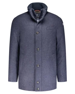 Classic navy tweed coat - Winter Navy