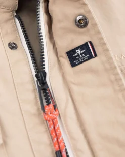 Cotton canvas jacket - Shimmering Sand