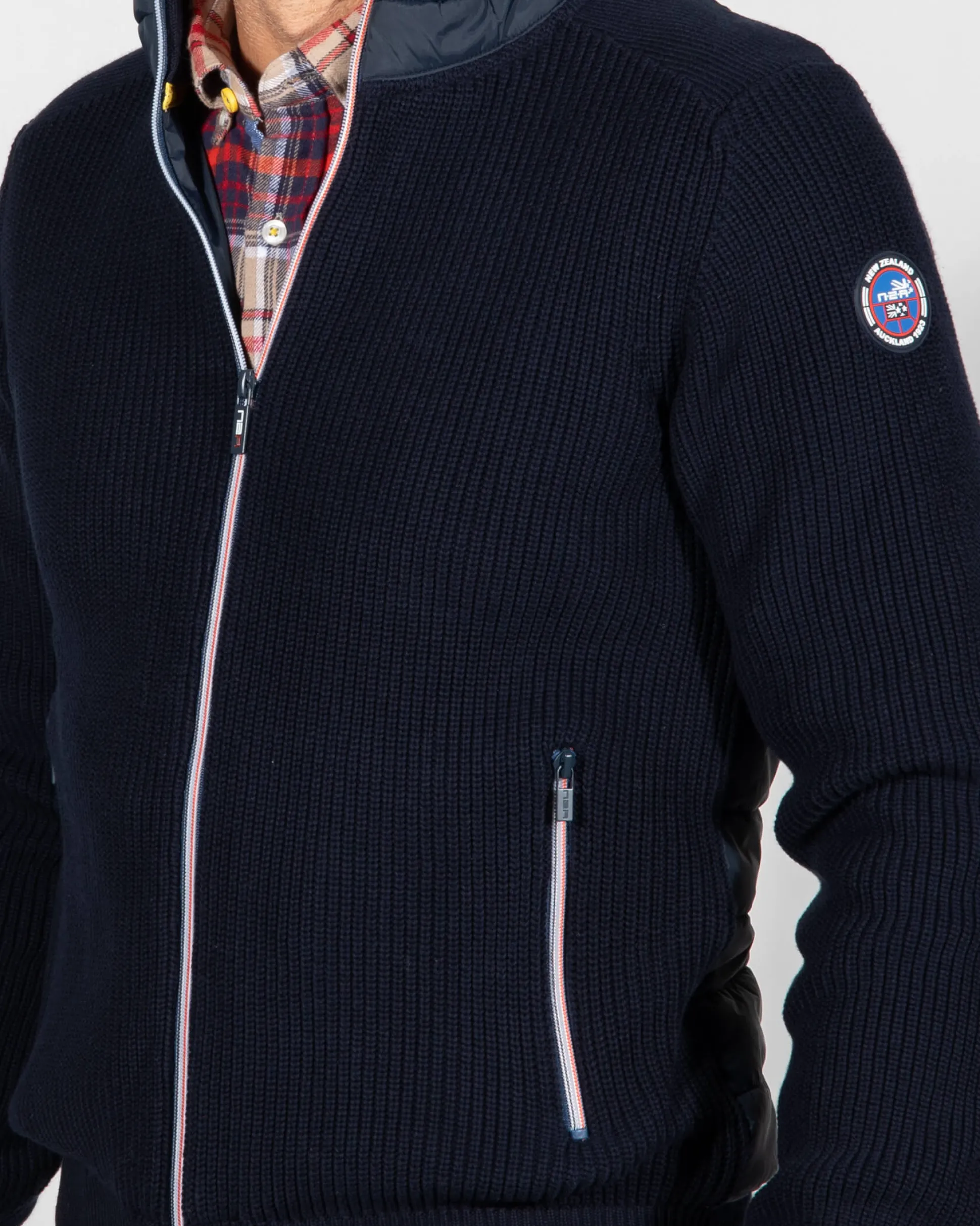 Cotton cardigan Fish - Ink Navy