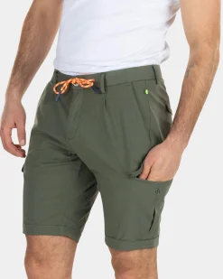 Cotton cargo shorts - High Summer Army