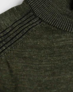 Cotton cashmere jumper Graham - Eucalyptus Green