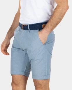 Cotton chino shorts - Bright Sky