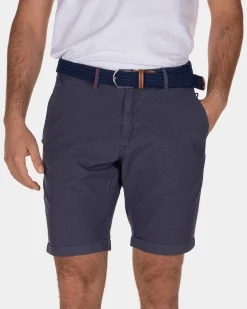 Cotton chino shorts Hamilton - Arkron Blue