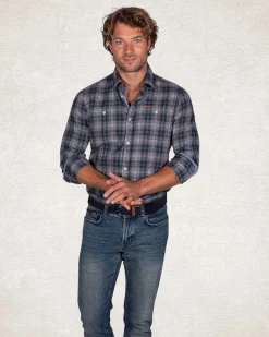 Cotton flannel green checkered shirt - Crushing Green