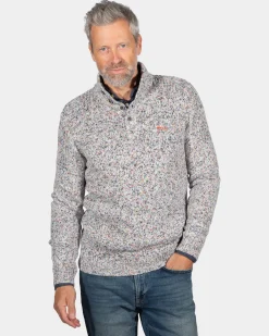 Cotton knitted jumper Orakai - Sea Silt Sand