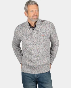 Cotton knitted jumper Orakai - Sea Silt Sand