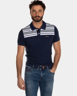 Cotton Polo Shirt Navy - Key Navy