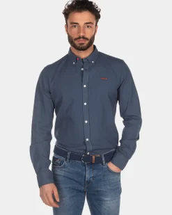 Cotton shirt - Green Grey