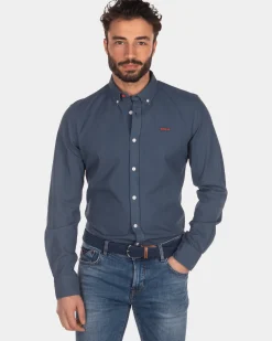 Cotton shirt - Green Grey