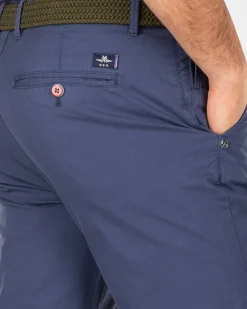 Cotton stretch chino - Dusk Navy