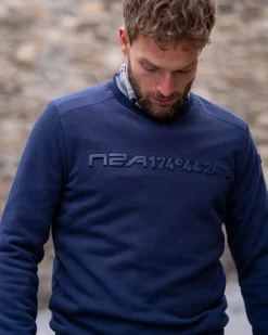 Crew neck sweatshirt Oruawharo - Ink Navy