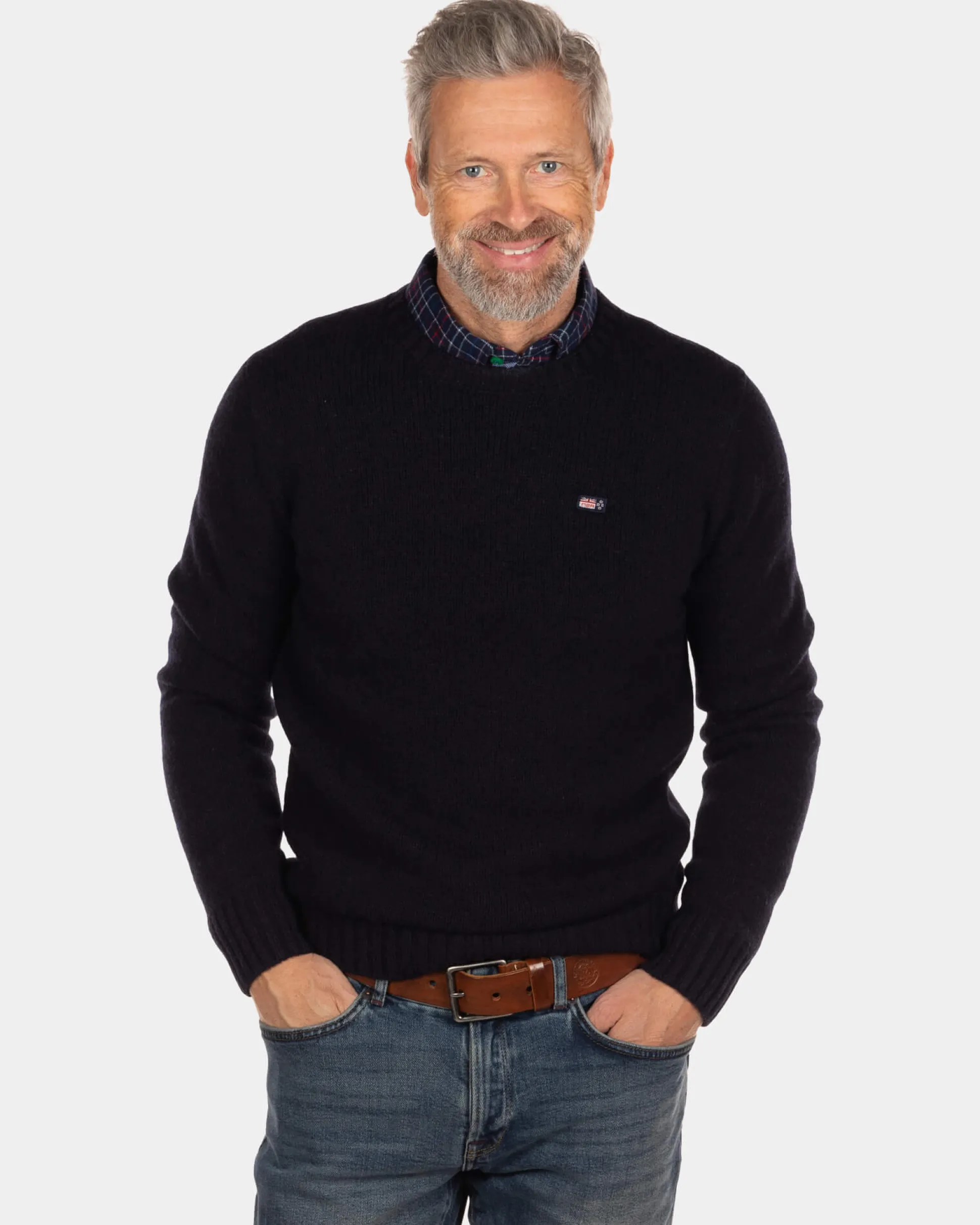 Crewneck jumper Stag - Steady Navy