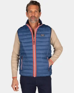 Dark blue bodywarmer