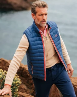 Dark blue bodywarmer